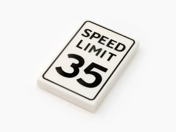 Speed Limit Sign - 35mph