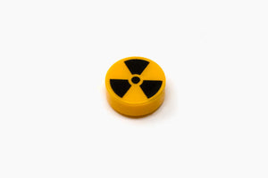 Radiation - Round 1x1 - Bright Orange