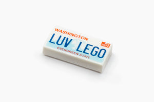 License Plate - WA - LUV LEGO